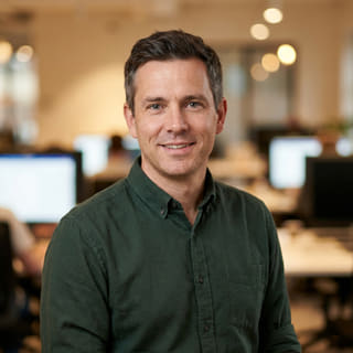 Daniel Carter, oppført som teknologidirektør hos Sterk Andeldømme, vist i profilbilde